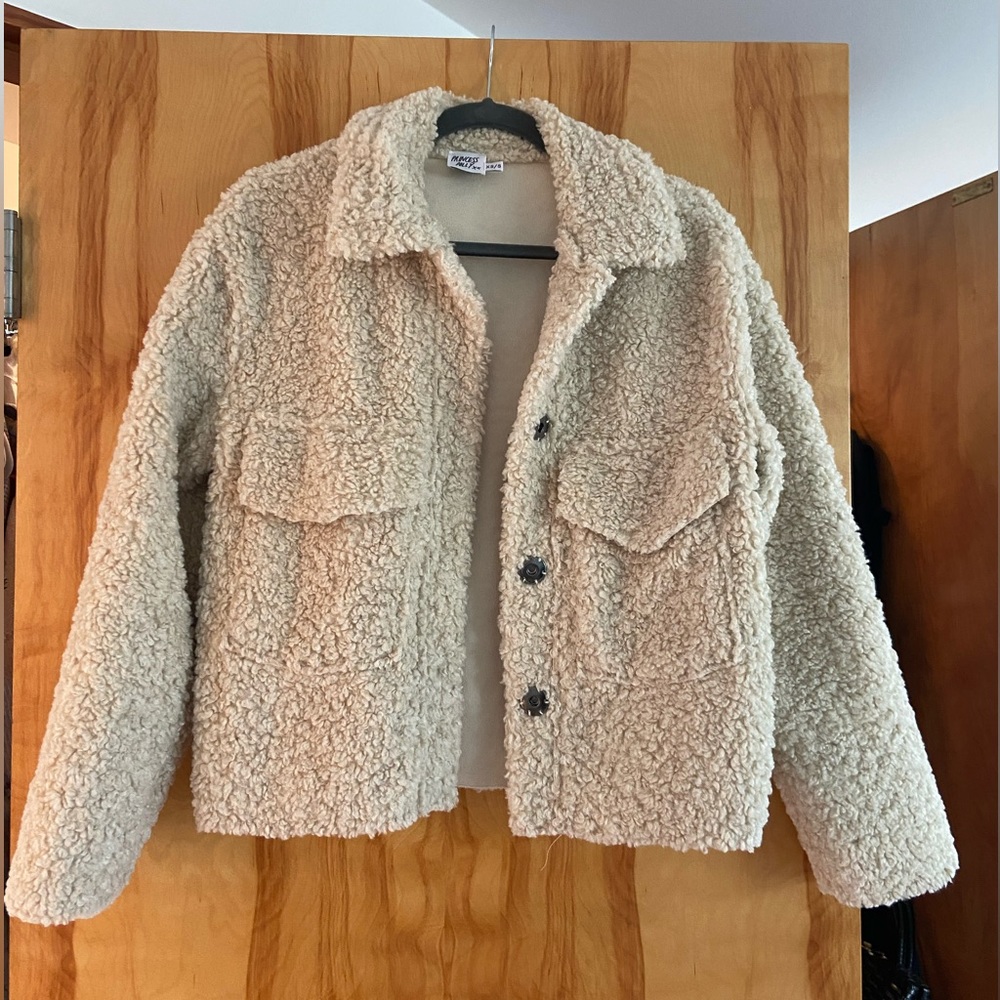 Princess Polly Fuzzy Sherpa Jacket
